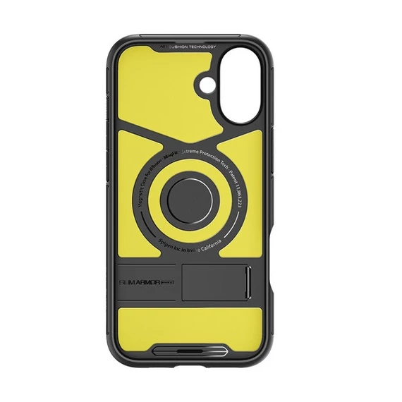 Spigen Slim Armor MagFit iPhone 16 tok, MagSafe, fekete ACS08227
