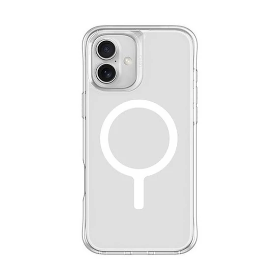 Uniq Lifepro Extreme Apple iPhone 16 Plus Magsafe szilikon tok, átlátszó/fehér