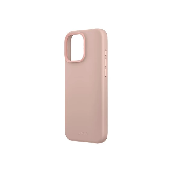 Uniq Lino Apple iPhone 16 Pro Magsafe szilikon tok, rózsaszín