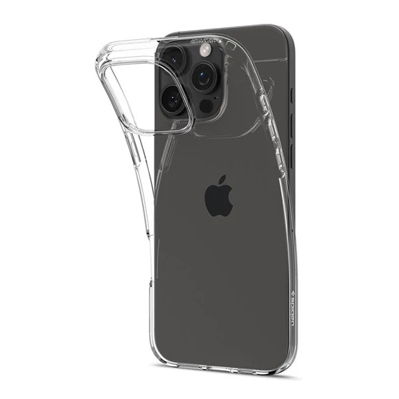 Spigen Liquid Crystal iPhone 16 Pro Max tok, Crystal Clear, átlátszó ACS07984
