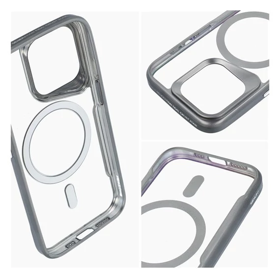 Ergofit Apple iPhone 16 MagSafe kompatibilis hátlap tok, szürke
