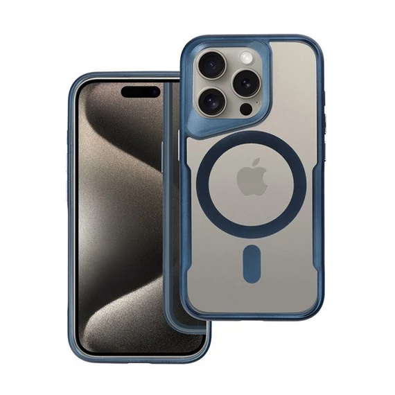 Ergofit Apple iPhone 16 Plus MagSafe kompatibilis hátlap tok, kék