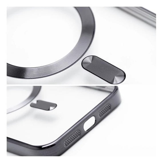 Electro Mag Samsung Galaxy S24 MagSafe kompatibilis hátlap tok, fekete