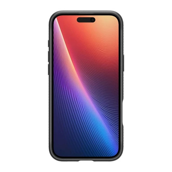 Spigen Rugged Armor MagFit Apple iPhone 16 Plus tok, Matte Black, fekete