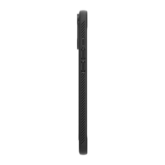 Spigen Rugged Armor MagFit Apple iPhone 16 Plus tok, Matte Black, fekete
