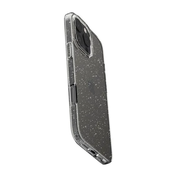 Spigen Liquid Crystal Glitter Apple iPhone 16 Pro Max tok, Crystal Quartz, átlátszó