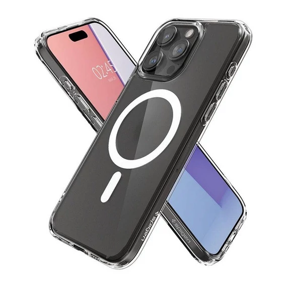 Spigen Ultra Hybrid MagFit Apple iPhone 16 Pro tok, Frost Clear tok, MagSafe, átlátszó