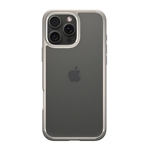 Spigen Ultra Hybrid Apple iPhone 16 Pro Max tok, Natural Titanium, átlátszó-bézs