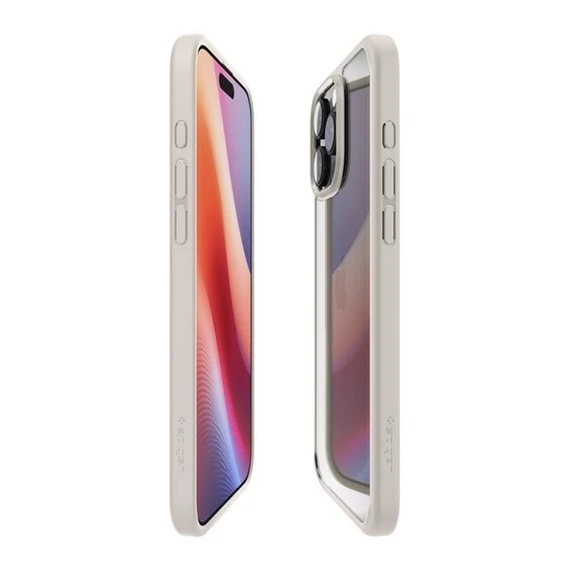 Spigen Ultra Hybrid Apple iPhone 16 Pro Max tok, Natural Titanium, átlátszó-bézs