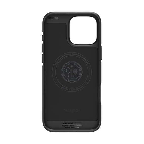 Spigen Core Armor MagFit Apple iPhone 16 Pro Max Matte Black Magsafe tok, fekete