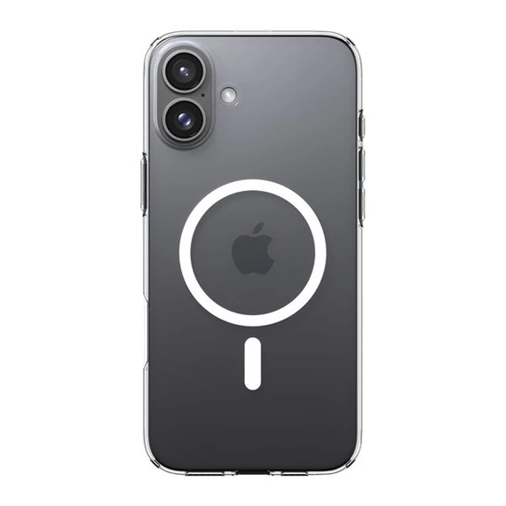 Spigen Liquid Crystal MagFit Apple iPhone 16 Plus Crystal Clear MagSafe tok, átlátszó