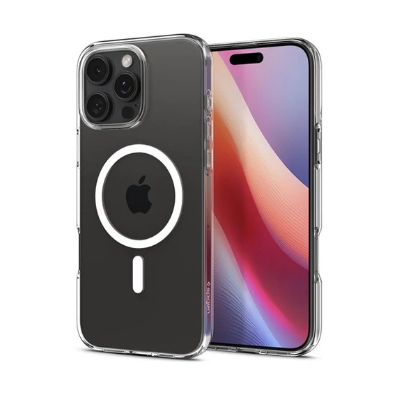 Spigen Liquid Crystal MagFit Apple iPhone 16 Pro Max Crystal Clear MagSafe tok, átlátszó