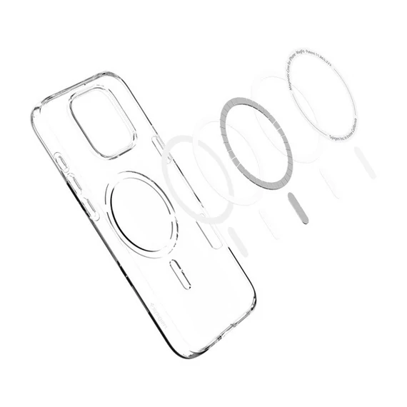 Spigen Liquid Crystal MagFit Apple iPhone 16 Pro Max Crystal Clear MagSafe tok, átlátszó