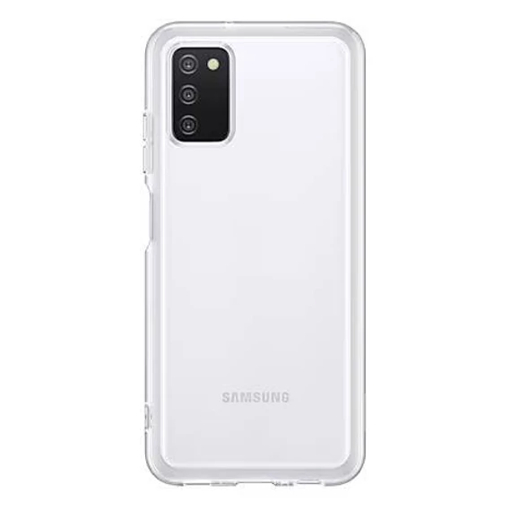 Samsung Galaxy A03s Clear Cover szilikon gyári tok, átlátszó (EF-QA038TTEGEU)