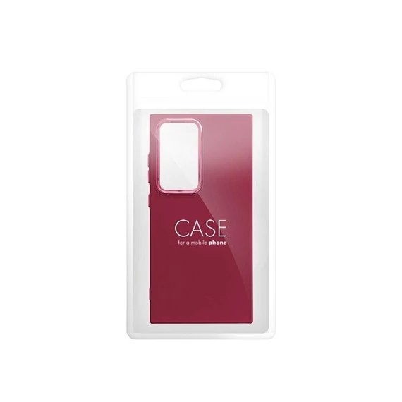 Frame Samsung Galaxy S24 FE közepesen ütésálló tok kameravédő kerettel, magenta