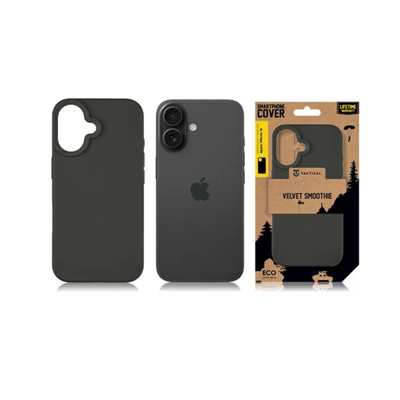 Tactical Velvet Smoothie Apple iPhone 16 tok, Bazooka, szürke