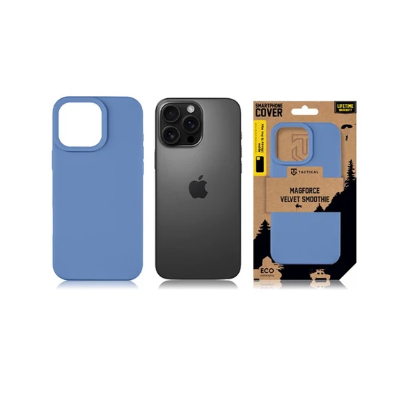 Tactical MagForce Velvet Smoothie Apple iPhone 16 Pro Max MagSafe tok, Avatar, kék