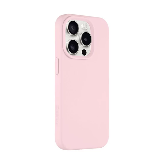 Tactical MagForce Velvet Smoothie Apple iPhone 15 Pro MagSafe tok, Pink Panther, halvány rózsaszín