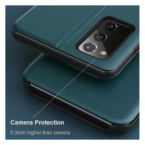 Apple Wooze FashionBook iPhone 16 Plus oldalra nyíló tok, stand, fekete
