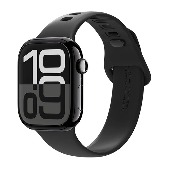Spigen EliteShield EZ Fit Apple Watch 10 (46mm) kijelzővédő fólia felhelyező kerettel (2db)