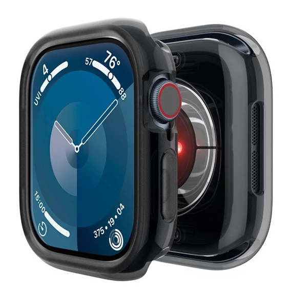 Spigen Caseology Capella Apple Watch 10 (46mm) tok, Clear Black, átlátszó/fekete