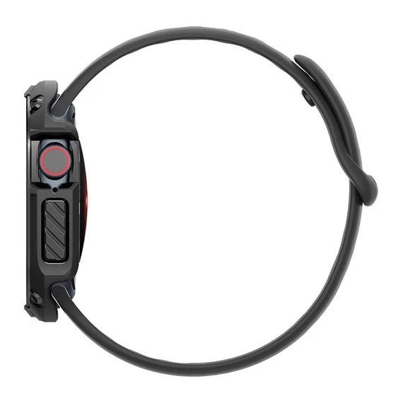 Spigen Tough Armor Apple Watch 10 (46mm) tok, Black, fekete