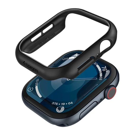 Spigen Thin Fit Apple Watch 10 (46mm) tok, Black, fekete