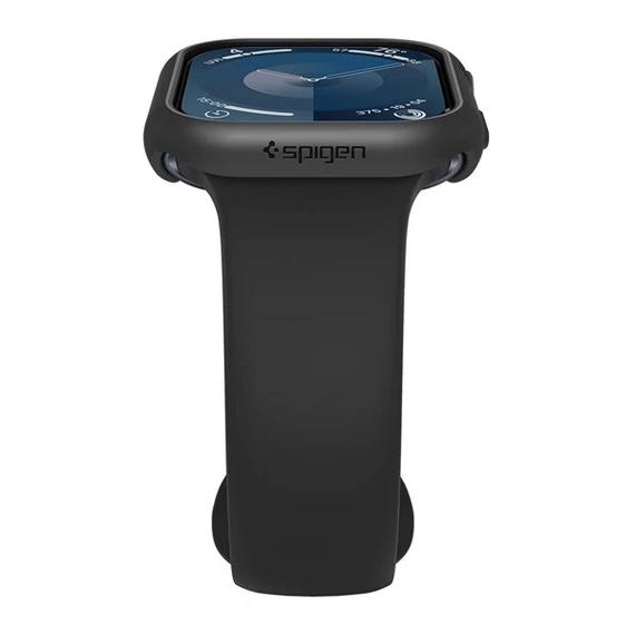 Spigen Thin Fit Apple Watch 10 (46mm) tok, Black, fekete