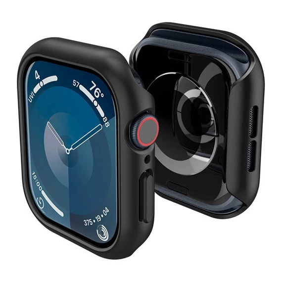 Spigen Thin Fit Apple Watch 10 (46mm) tok, Black, fekete
