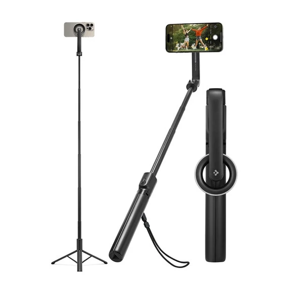 Spigen Tripod állvány Selfie Stick / Selfie bot hosszú verzió, fekete S580W