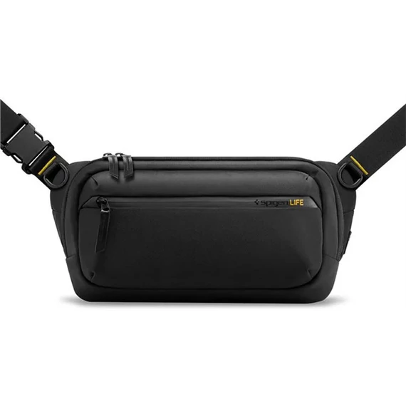 Spigen Klasden vízálló válltáska kulcstartóval, fekete KD410