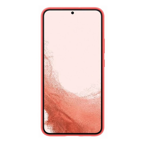 Samsung Galaxy S22+ Silicone Cover, gyári szilikon tok, piros, EF-PS906TP Csomagolássérült