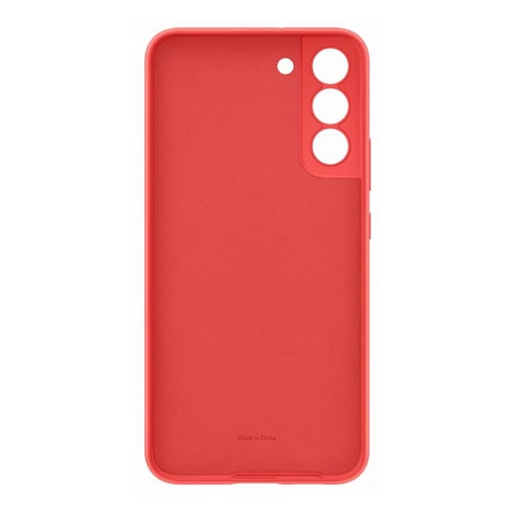 Samsung Galaxy S22+ Silicone Cover, gyári szilikon tok, piros, EF-PS906TP Csomagolássérült