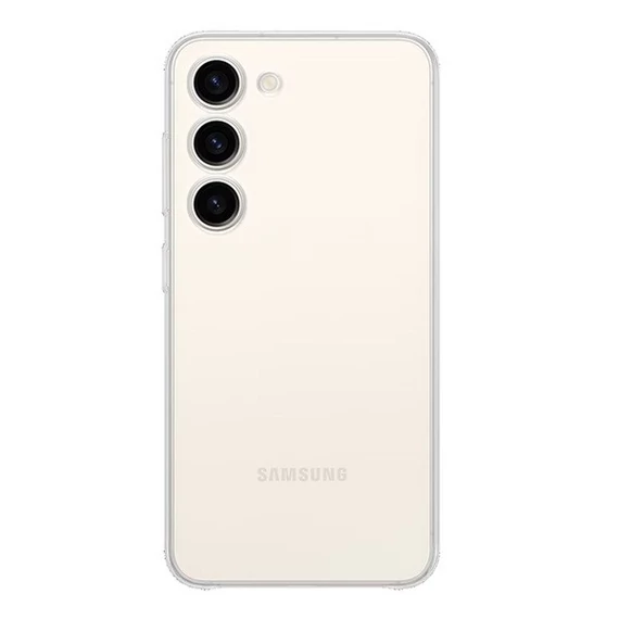 Samsung Galaxy S23 Clear Cover, gyári tok, átlátszó, EF-QS911CT Csomagolássérült