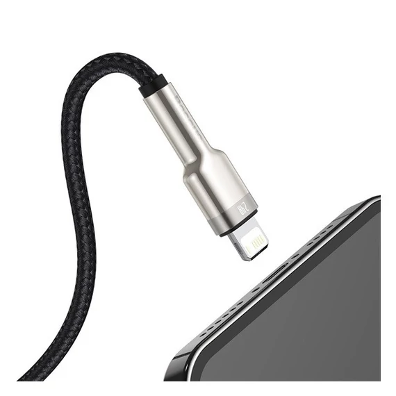 Baseus Cafule USB-Lightning kábel, 2,4A, 2m, fekete