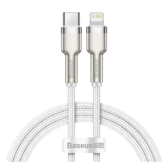 Baseus Baseus Cafule USB-C - Lightning kábel, 20W, 1m, fehér