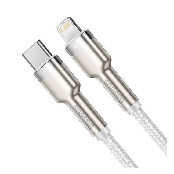 Baseus Baseus Cafule USB-C - Lightning kábel, 20W, 1m, fehér
