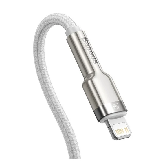 Baseus Baseus Cafule USB-C - Lightning kábel, 20W, 1m, fehér