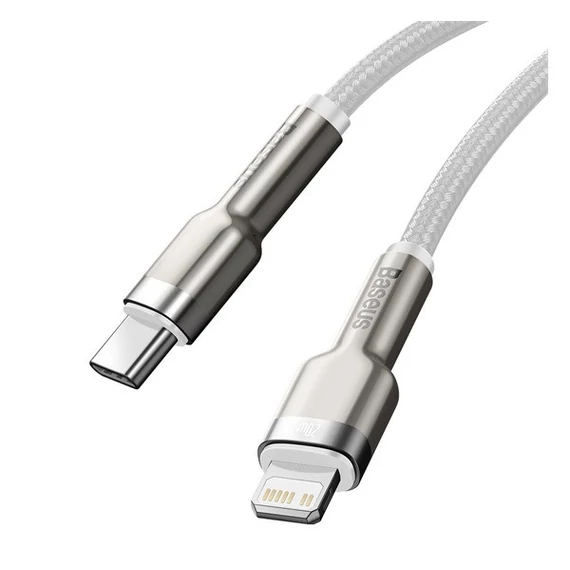 Baseus Baseus Cafule USB-C - Lightning kábel, 20W, 1m, fehér