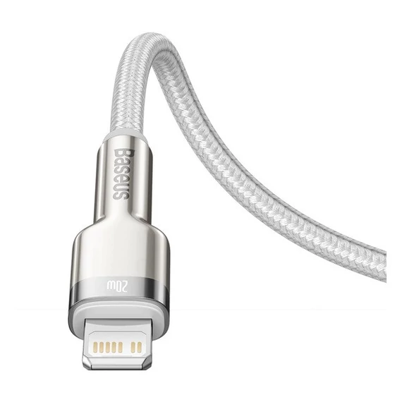 Baseus Baseus Cafule USB-C - Lightning kábel, 20W, 1m, fehér