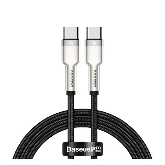 Baseus Cafule USB-C - USB-C kábel, 100W, 1m, fekete