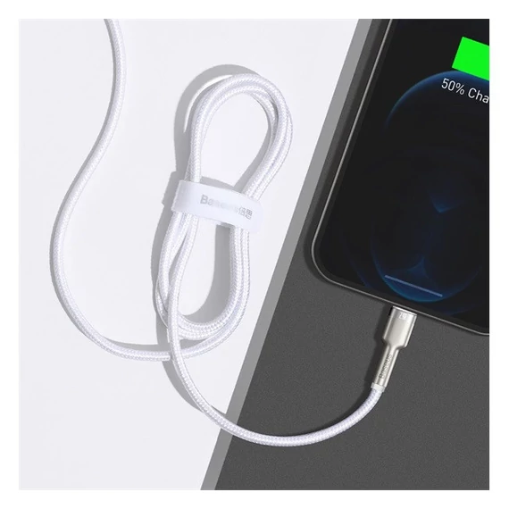Baseus Cafule USB - Lightning töltőkábel, 1m, fehér