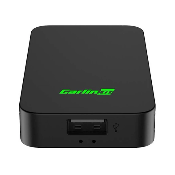 Carlinkit 2Air 5.0 vezeték nélküli Apple CarPlay és Android Auto adapter, fekete