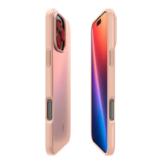 Spigen Thin Fit MagFit Apple iPhone 16 Pro Max tok, Rose Titanium MagSafe, rózsaszín