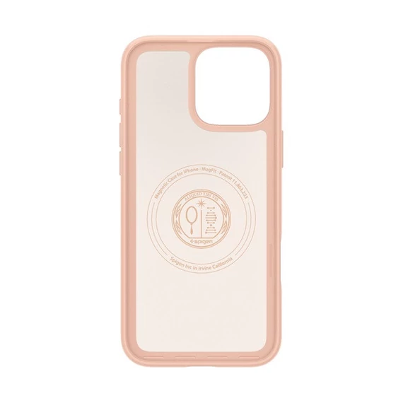 Spigen Thin Fit MagFit Apple iPhone 16 Pro Max tok, Rose Titanium MagSafe, rózsaszín