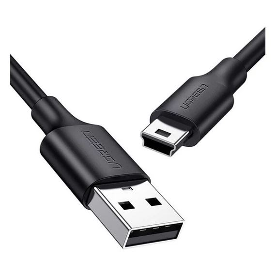 Ugreen US132 USB-mini USB adatkábel, 1,5m, fekete