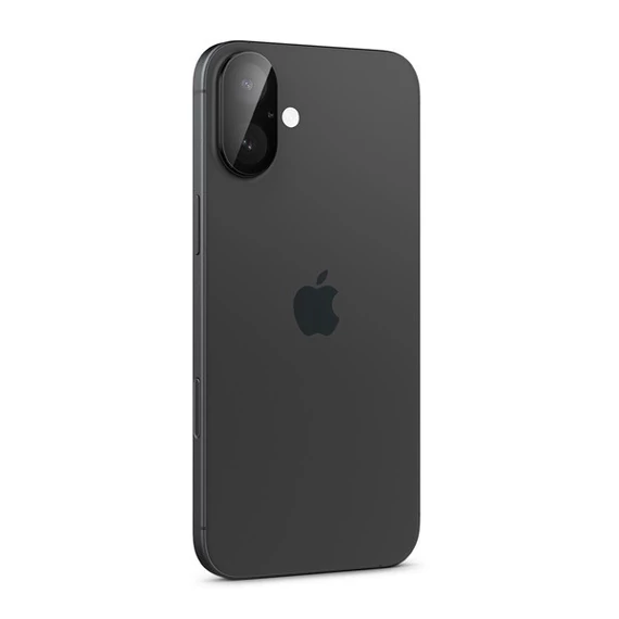 Spigen Glas.tR Optik Apple iPhone 16 Plus/ iPhone 16 Tempered kameravédő fólia, fekete (2db)