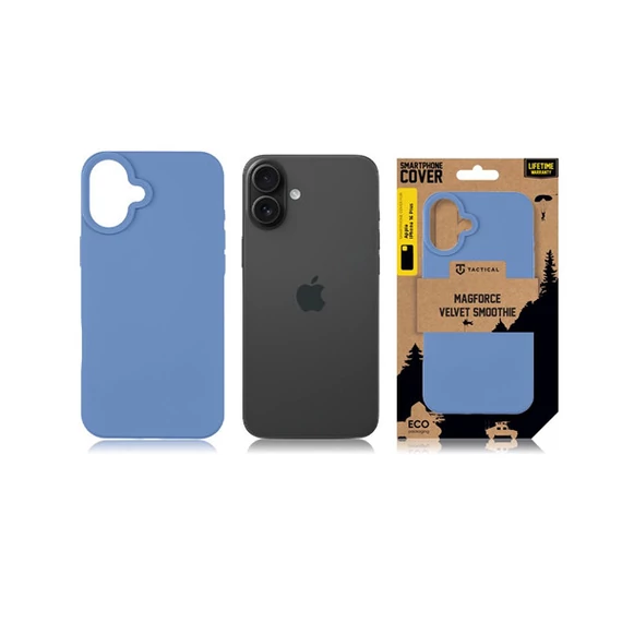 Tactical MagForce Velvet Smoothie Apple iPhone 16 Plus MagSafe tok, Avatar, kék