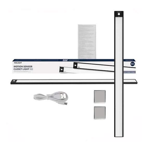 Yeelight bútorvilágítás mozgásérzékelővel, 2700k, 60cm, fekete