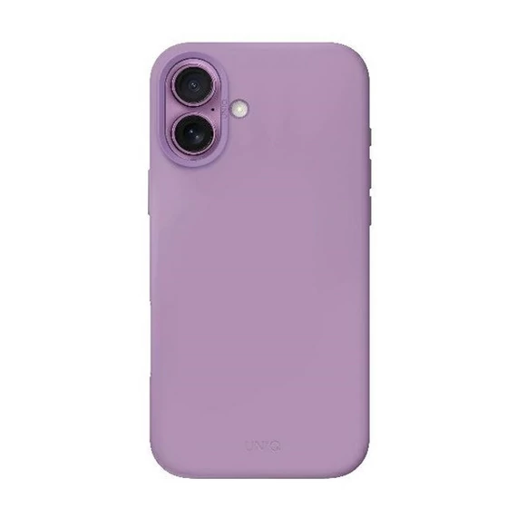Uniq Lino Hue Apple iPhone 16 Magsafe Szilikon tok, rózsaszín